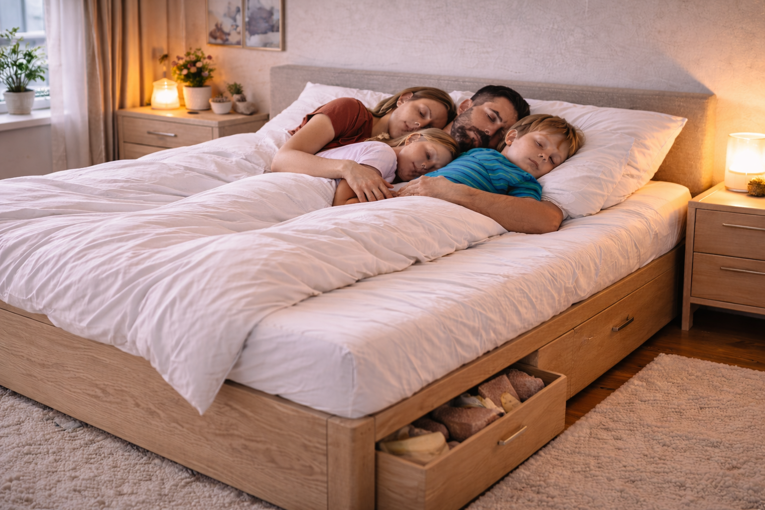 Familieseng – en løsning for moderne familier som vil sove bedre